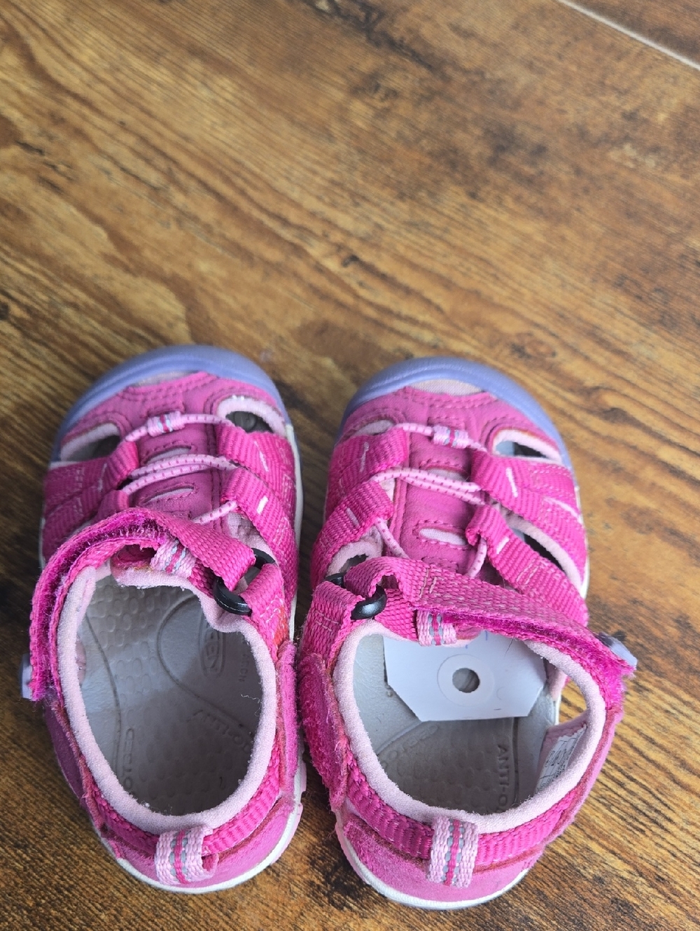 Keen Toddlers' Seacamp II CNX Very Berry/Dawn Pink Closed-Toe Sandals Sz 6 - Picture 5 of 8